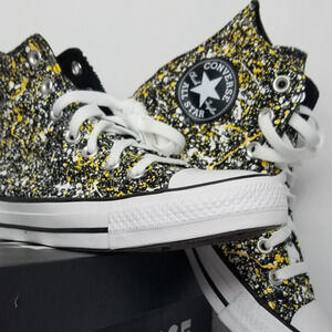 Converse  Unisex CTAS Splatter Paint Hi Tops Women Size 7 A00468F  NWT
